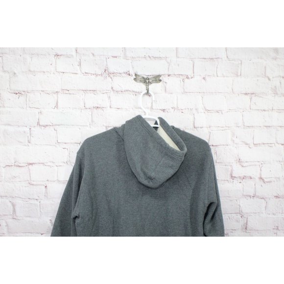 LL Bean Katahdin Iron Works Hooded Sweatshirt Fleece Lined Gray Size L - Picture 4 of 11